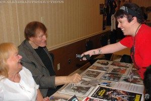 Joking around with Richard Kiel.
