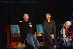 Mark Sheppard and Misha Collins at DCcon.