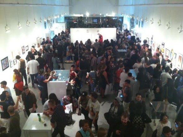 Record breaking crowd fills Gallery Nucleus