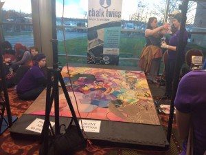 Every year, The Chalk Twins have something new for the silent auction.