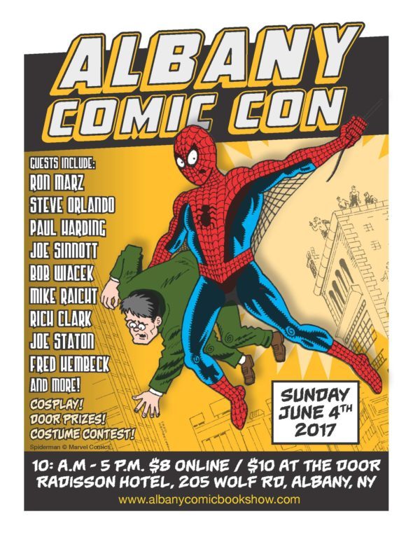 Albany comic Con, Sunday, June 4th, 2017