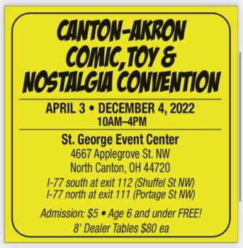Canton-Akron Comic, Toy & Nostalgia Convention Flyer
