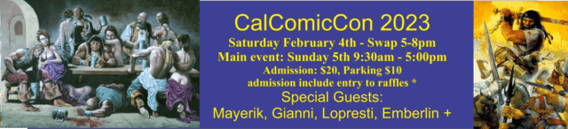 CalComicCon Banner