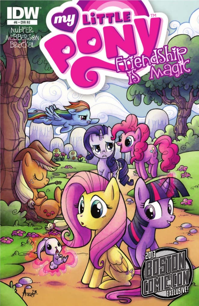 My Little Pony Exclusive Cover at Boston Comic Con 2013