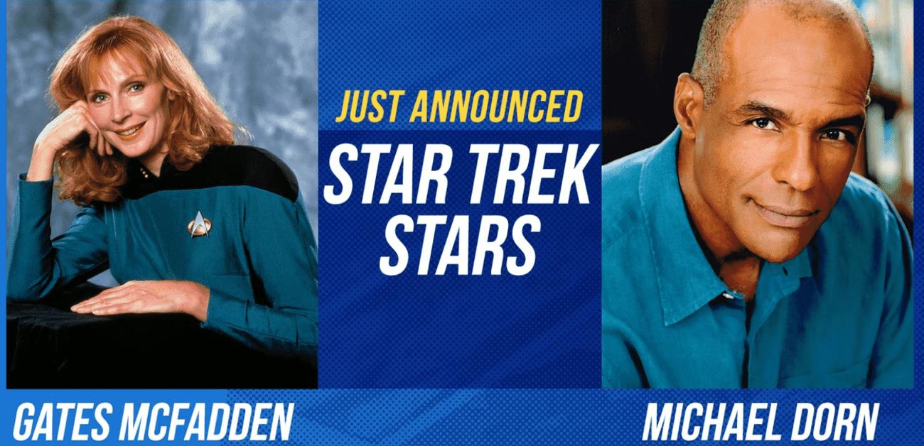 Gates McFadden & Michael Dorn Appear at Comicpalooza 2019 Convention