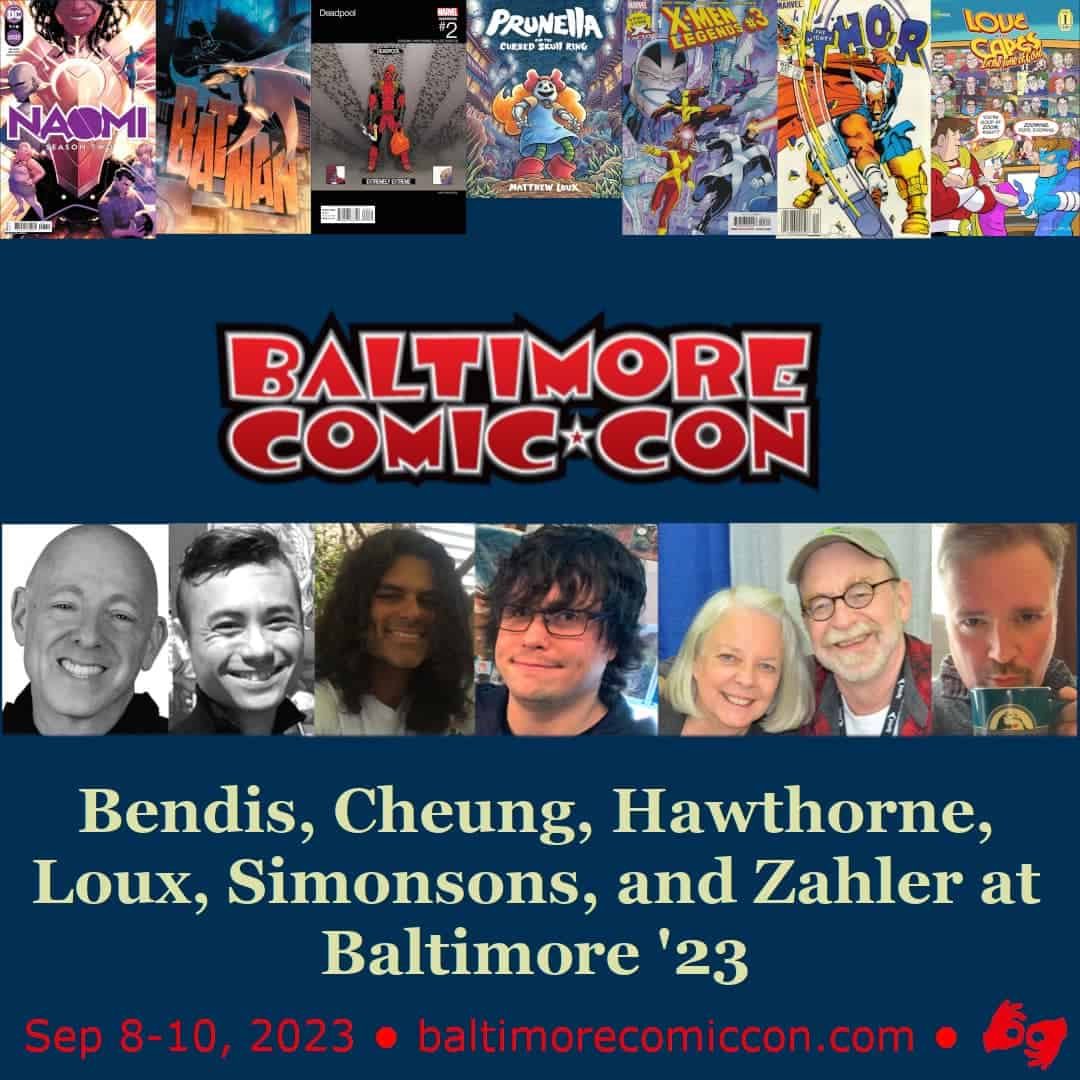 Baltimore Comic Con 2023 New Round of Guests Convention Scene