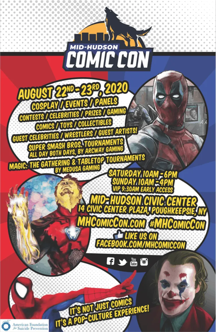 Mid Hudson Comic Con August 2020 Convention Scene Mid Hudson Comic Con August 2020 Convention Scene