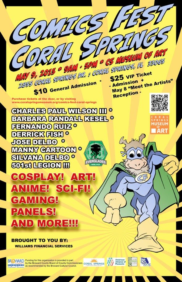 Comics Fest Coral Springs is this Weekend! Convention Scene