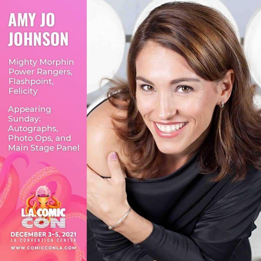 Amy Jo Johnson Morphs into L.A. Comic Con 2021 | Convention Scene