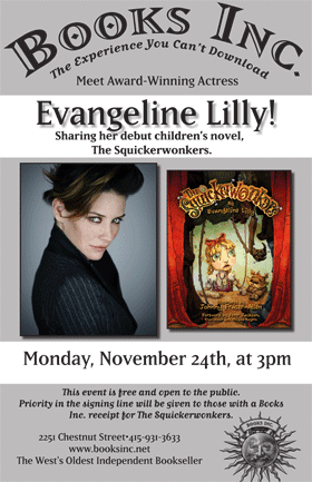 SF - Evangeline Lilly Signs | Convention Scene