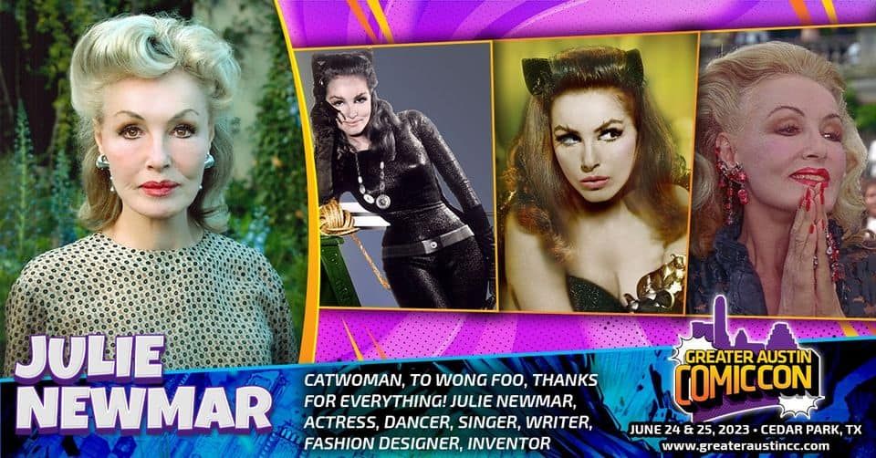 Julie Newmar Appears at Greater Austin Comic Con 2023 Convention Scene