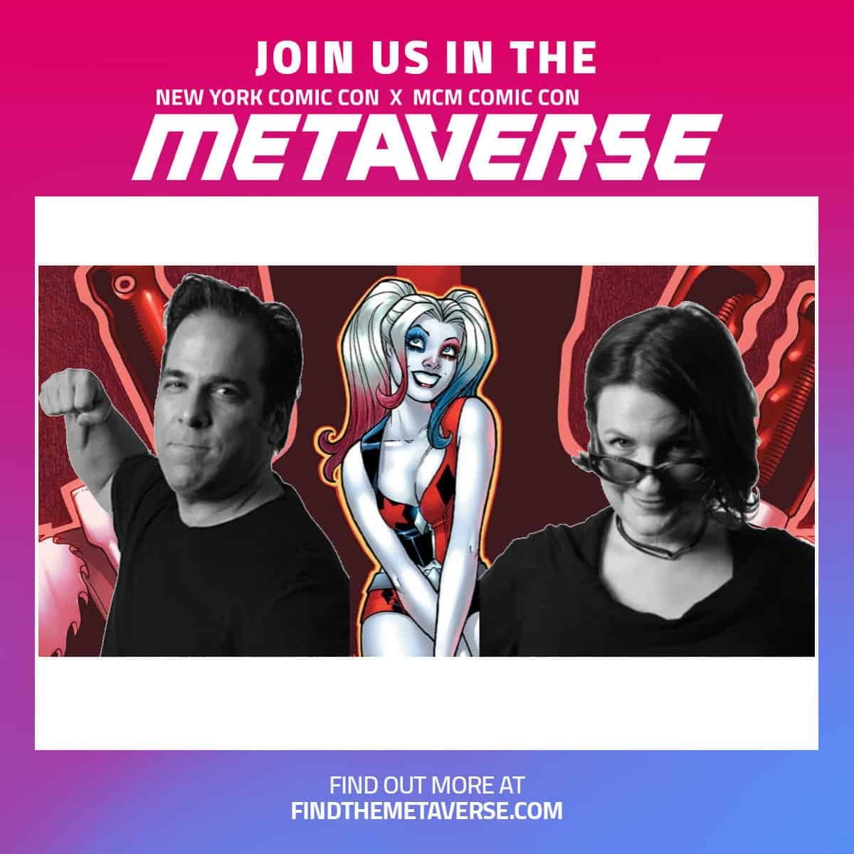 Join Amanda Conner & Jimmy Palmiotti for the NYCC Metaverse panel